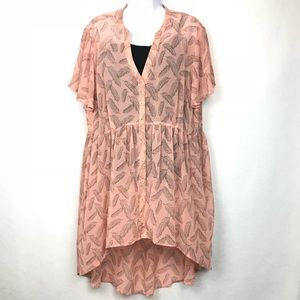 Torrid Womens Dress High Low Size  1X